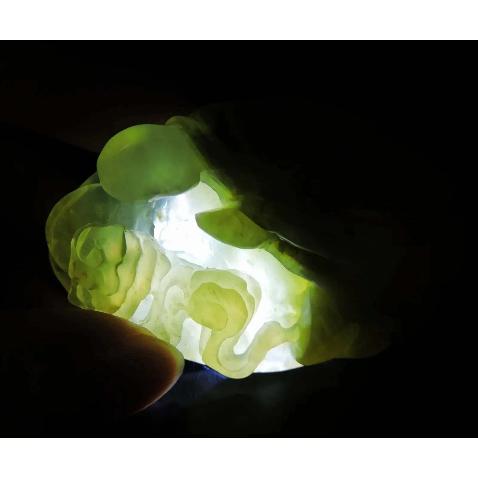 100% Natural Hand-Carved Jade Pendant Jadeite Necklace Buddha - Image 12