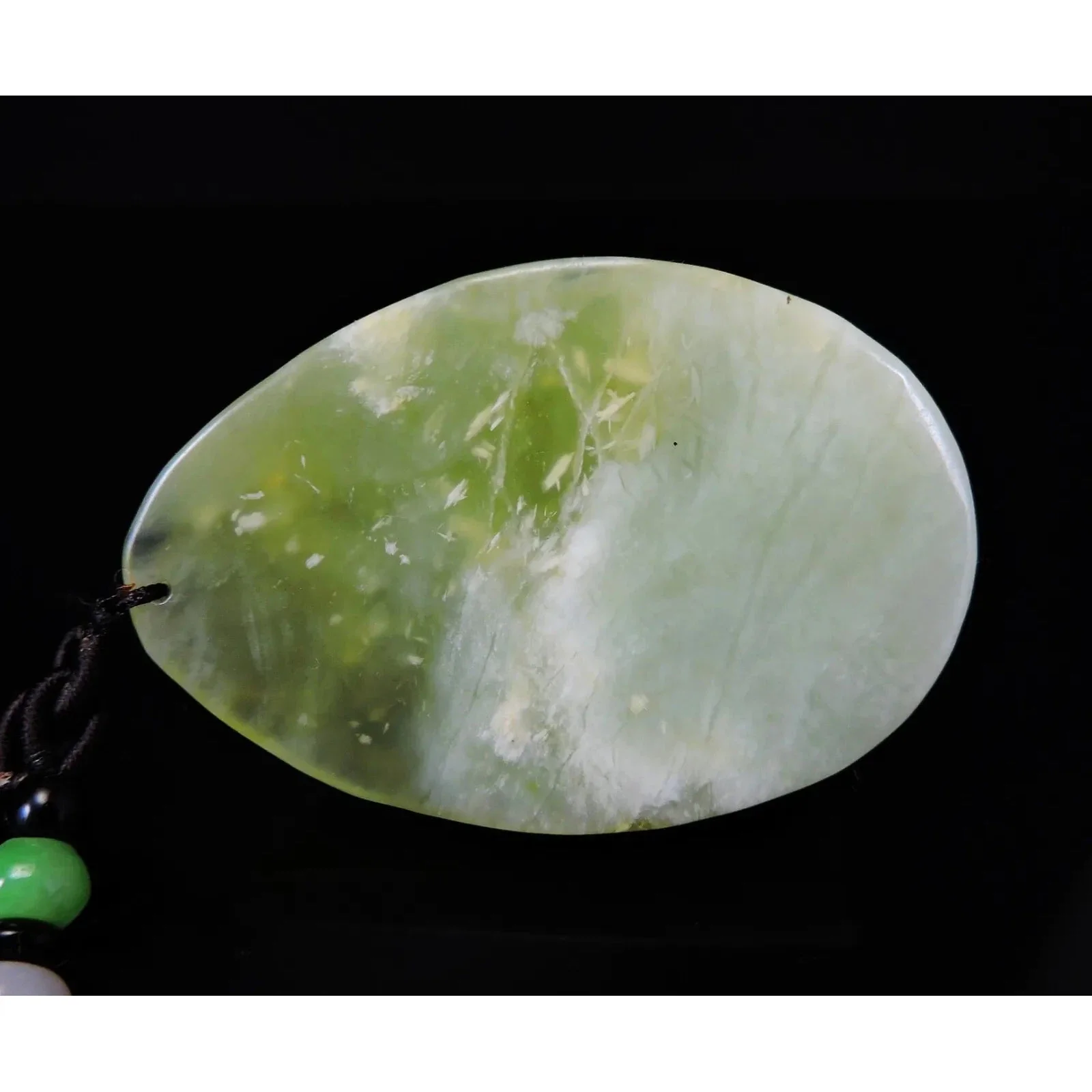 100% Natural Hand-Carved Jade Pendant Jadeite Necklace Buddha - Image 7