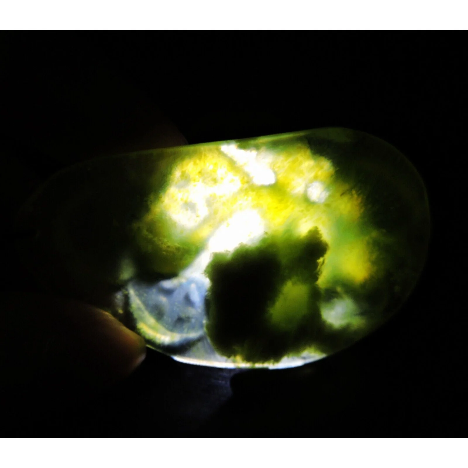 100% Natural Hand-Carved Jade Pendant Jadeite Necklace Swan & Love - Image 11