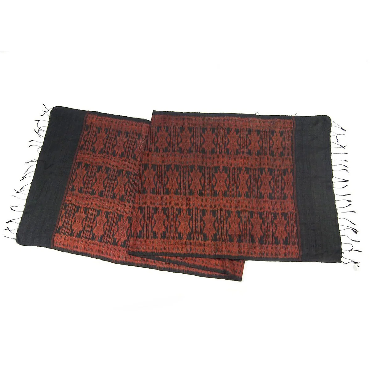 100% Silk Batik Shawl - Image 2