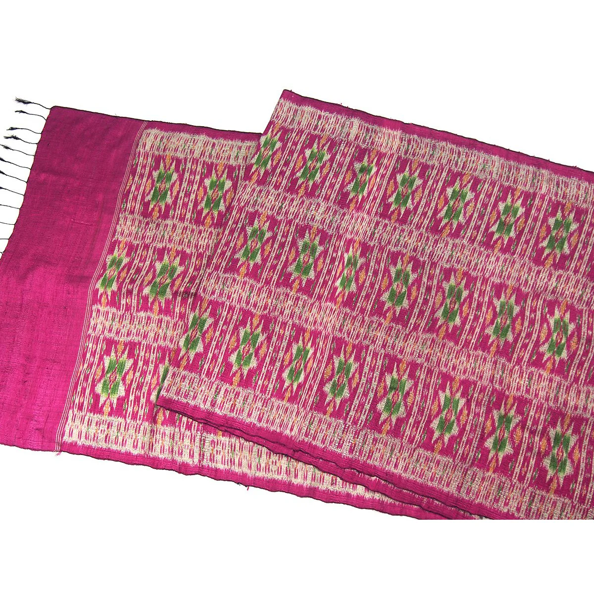 100% Silk Batik Shawl - Image 2