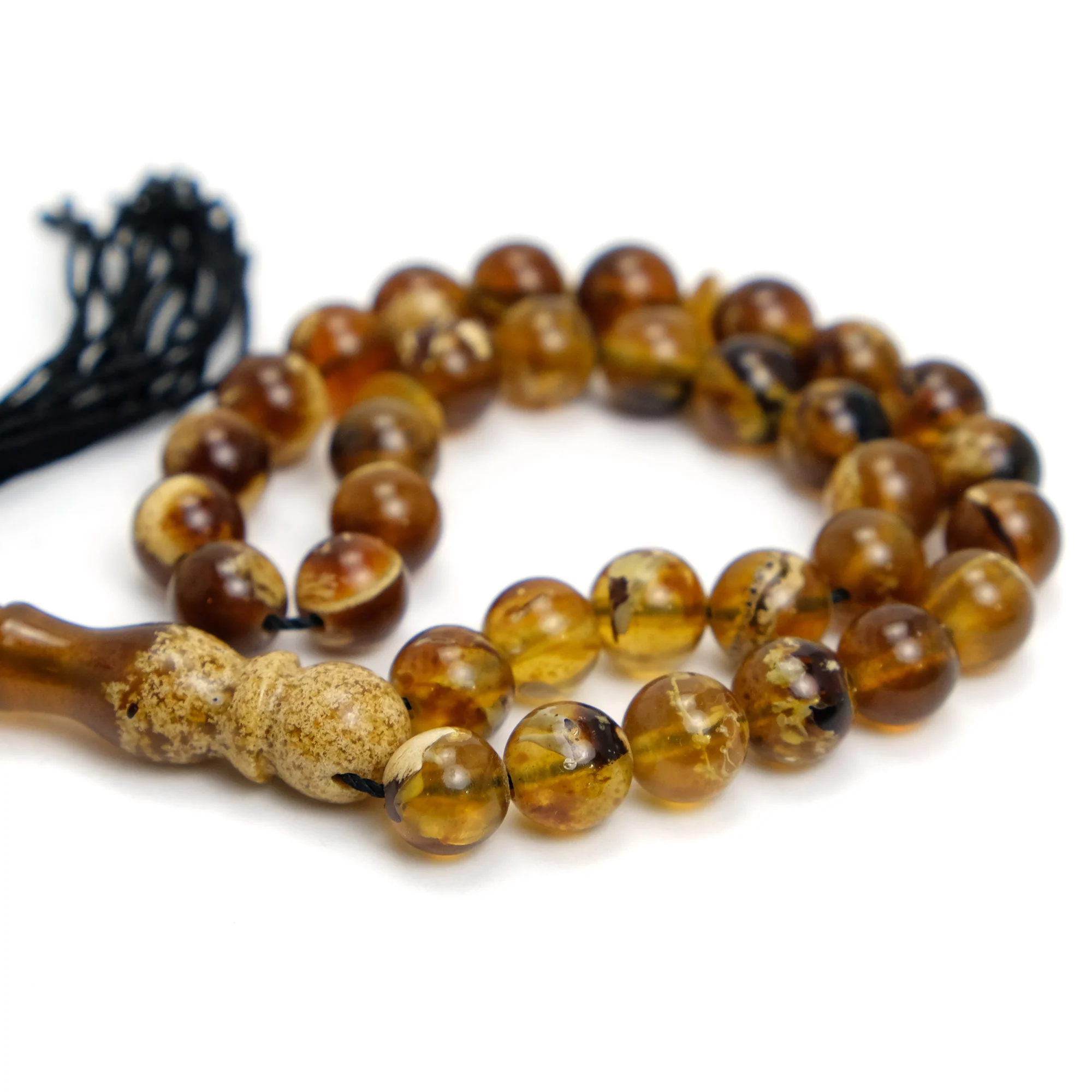 12mm Tesbih Islam Amber Prayer Bead - Image 2