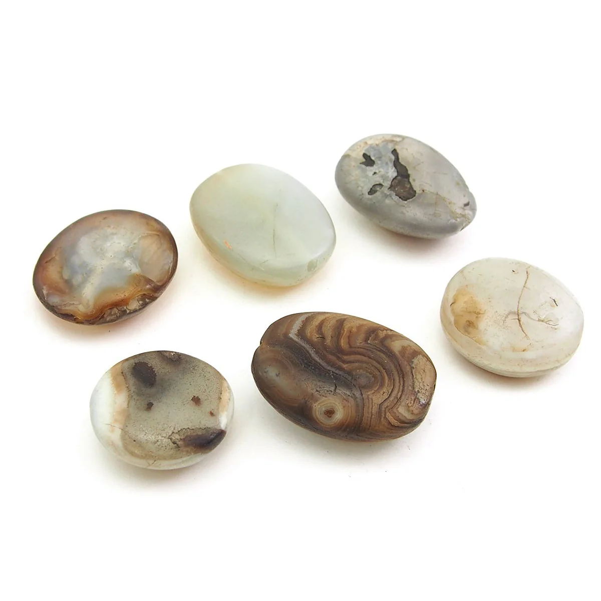 14th-18th C. Luk Mik Heirloom Suleiman Agate Dzi Beads, A - Image 2