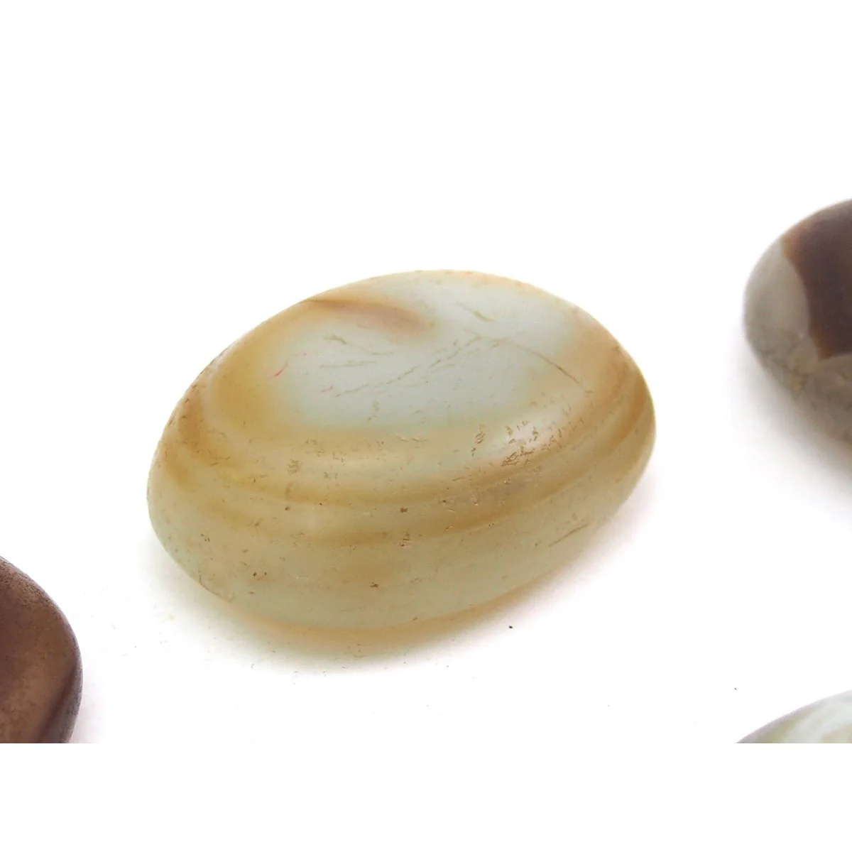 14th-18th C. Luk Mik Heirloom Suleiman Agate Dzi Beads, A - Image 5