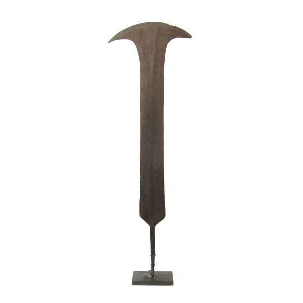19th C. Iron Blade, Zaire - Image 3