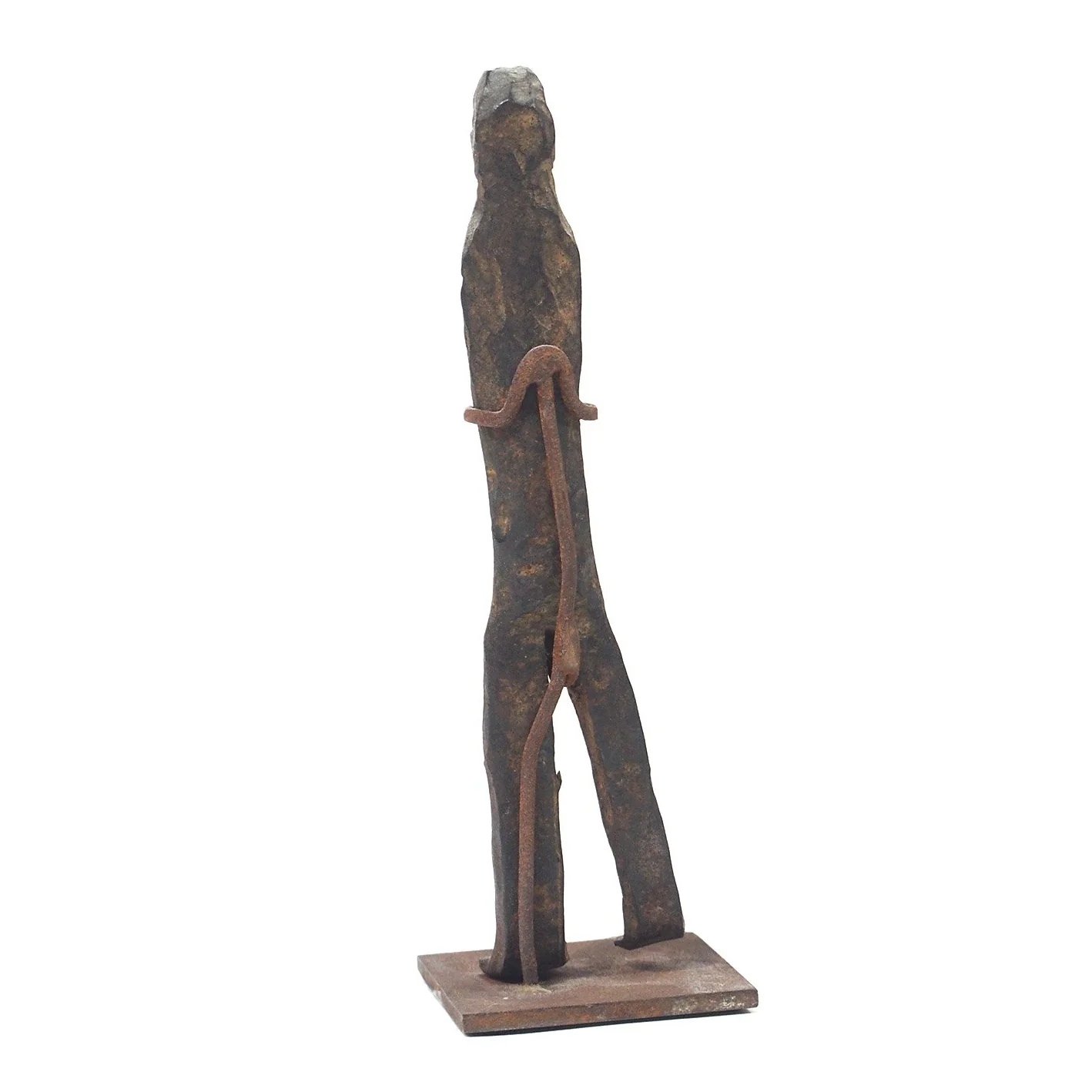 19th C. Moba Ancestral Figure in Iron, Ghana - Image 3