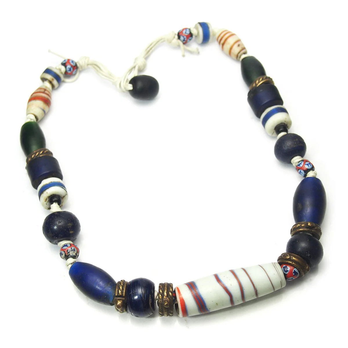 19th Century Naga Heirloom Chinese and Indian Trade Bead Necklace - Image 3