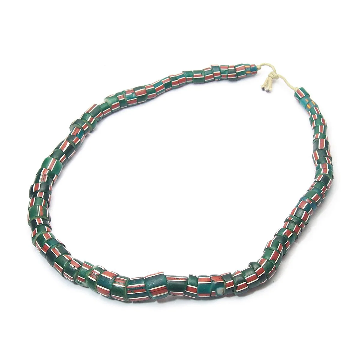 19th Century Venetian Drawn Glass Cane Tube Trade Beads / Necklaces from Nigeria - Image 4