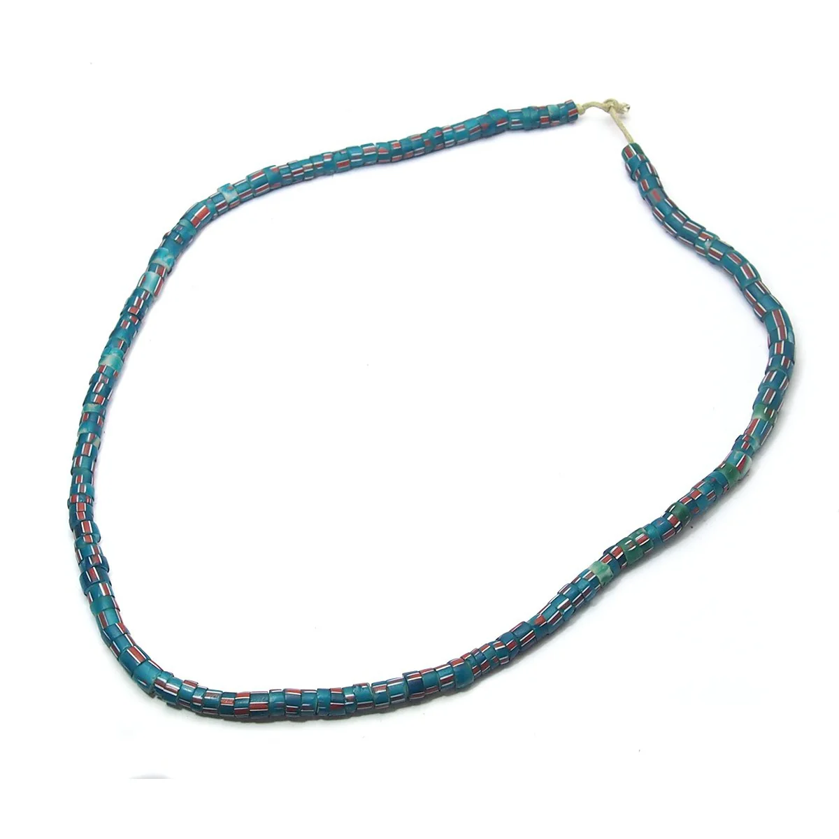 19th Century Venetian Drawn Glass Cane Tube Trade Beads / Necklaces from Nigeria - Image 8