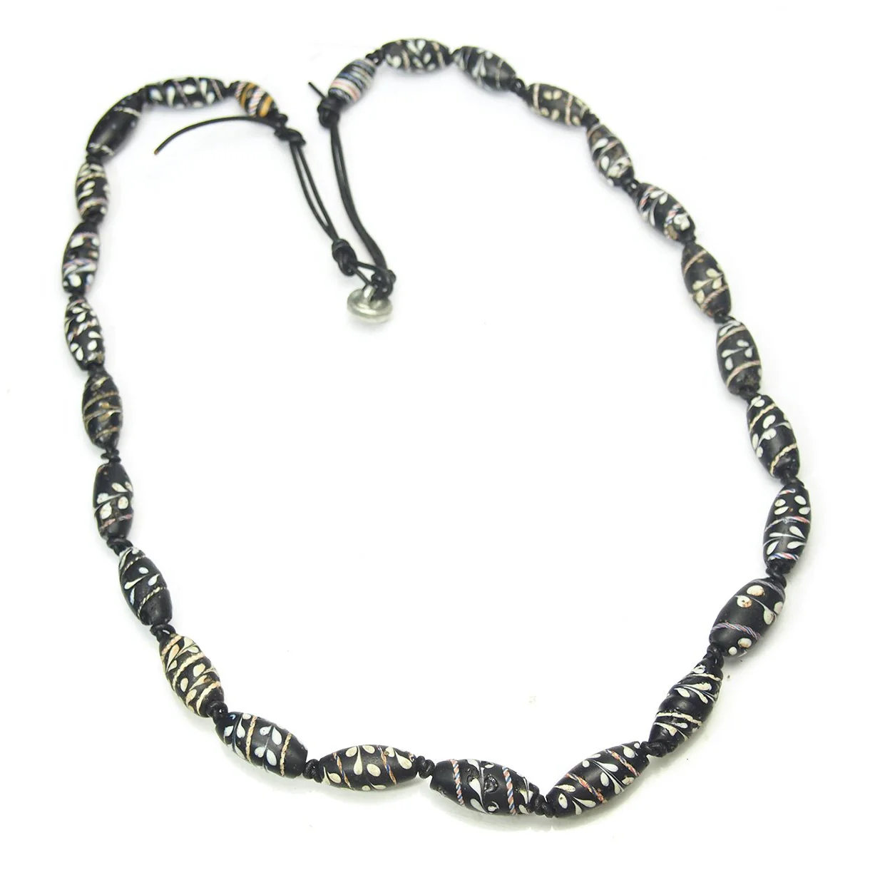 19th Century Venetian "Lewis and Clark" or "Ambassador" Trade Bead Necklace from Nigeria - Image 3