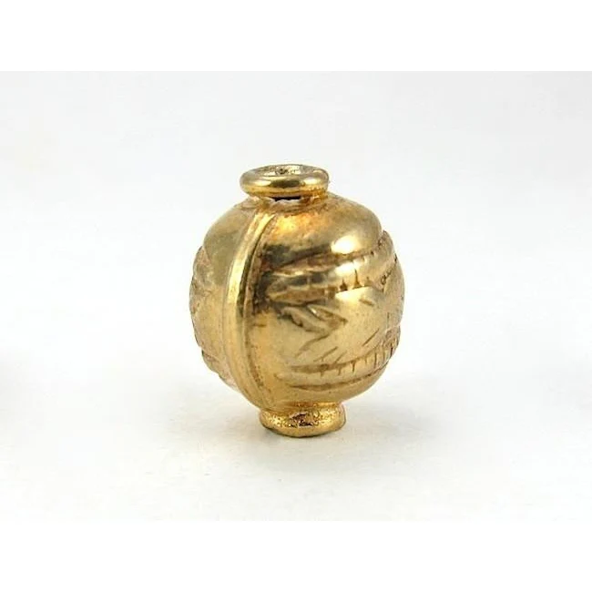 22K Gold Plated Over Sterling Silver Bead #2 - Image 3