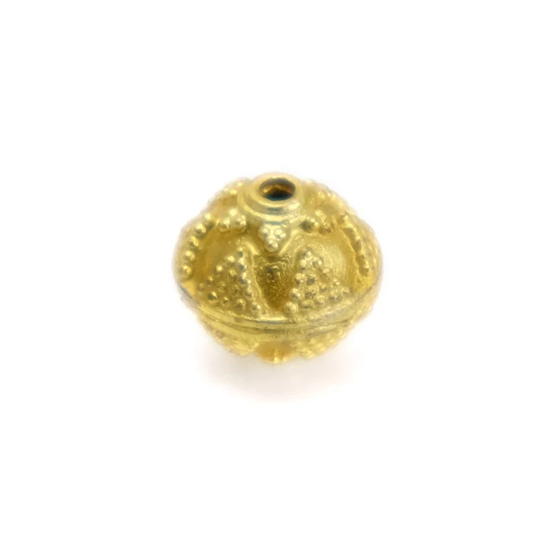 22K Gold Plated Over Sterling Silver Bead #20 - Image 3