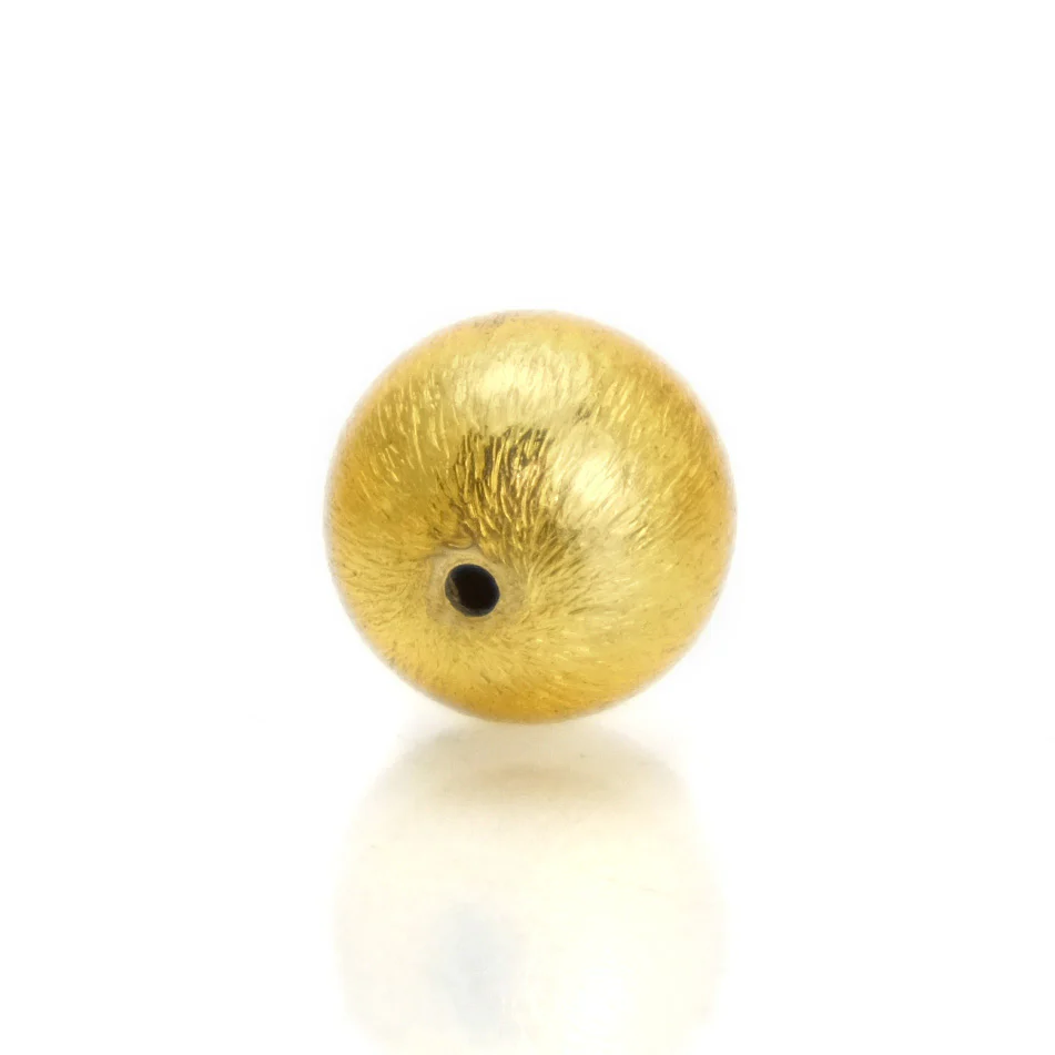 22K Gold Plated Over Sterling Silver Bead #21 - Image 2