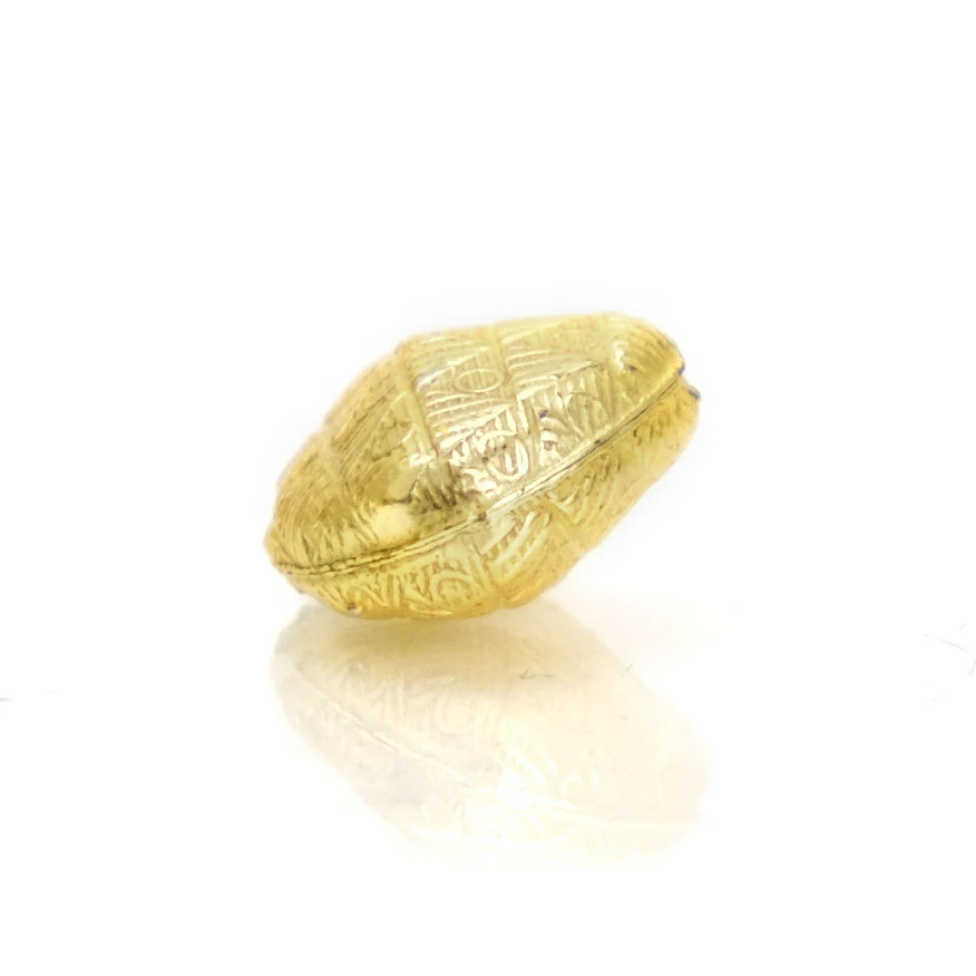 22K Gold Plated Over Sterling Silver Bead #22 - Image 2