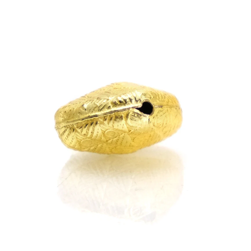 22K Gold Plated Over Sterling Silver Bead #22 - Image 3