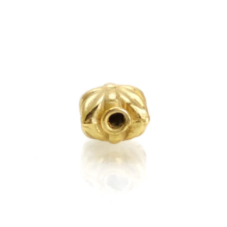 22K Gold Plated Over Sterling Silver Bead #27 - Image 3