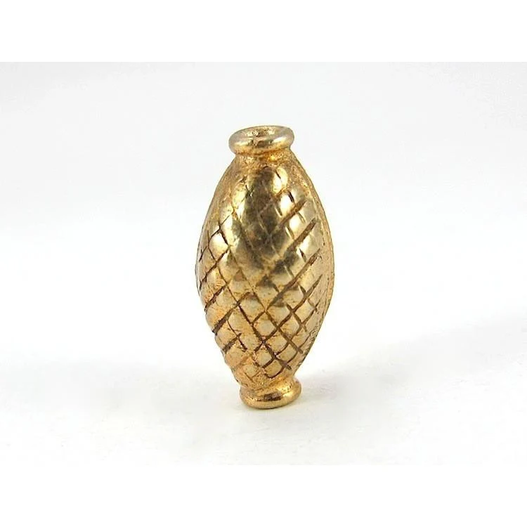 22K Gold Plated Over Sterling Silver Bead #3 - Image 3