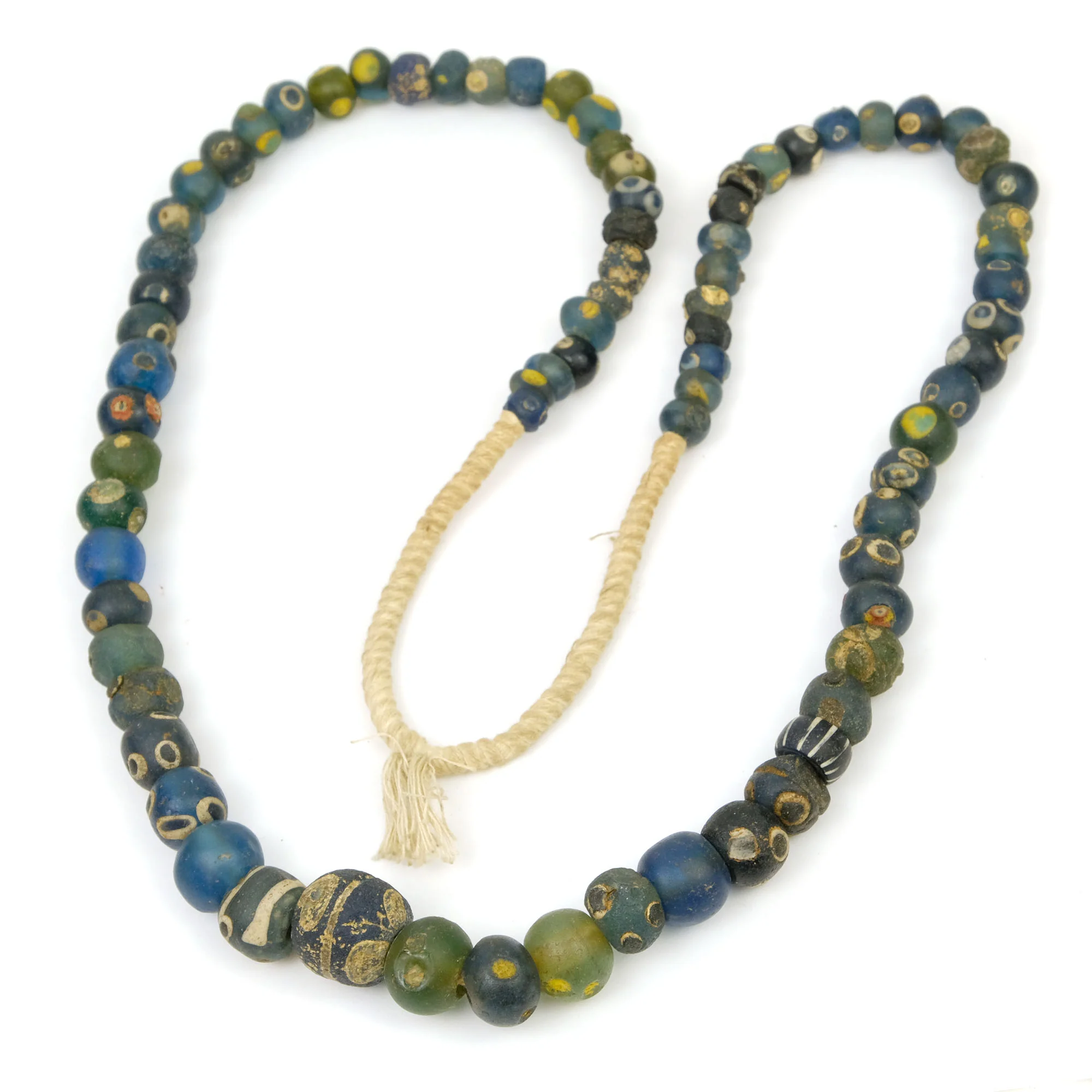 2nd Century Ptolemaic Eye Bead Necklace - Image 3