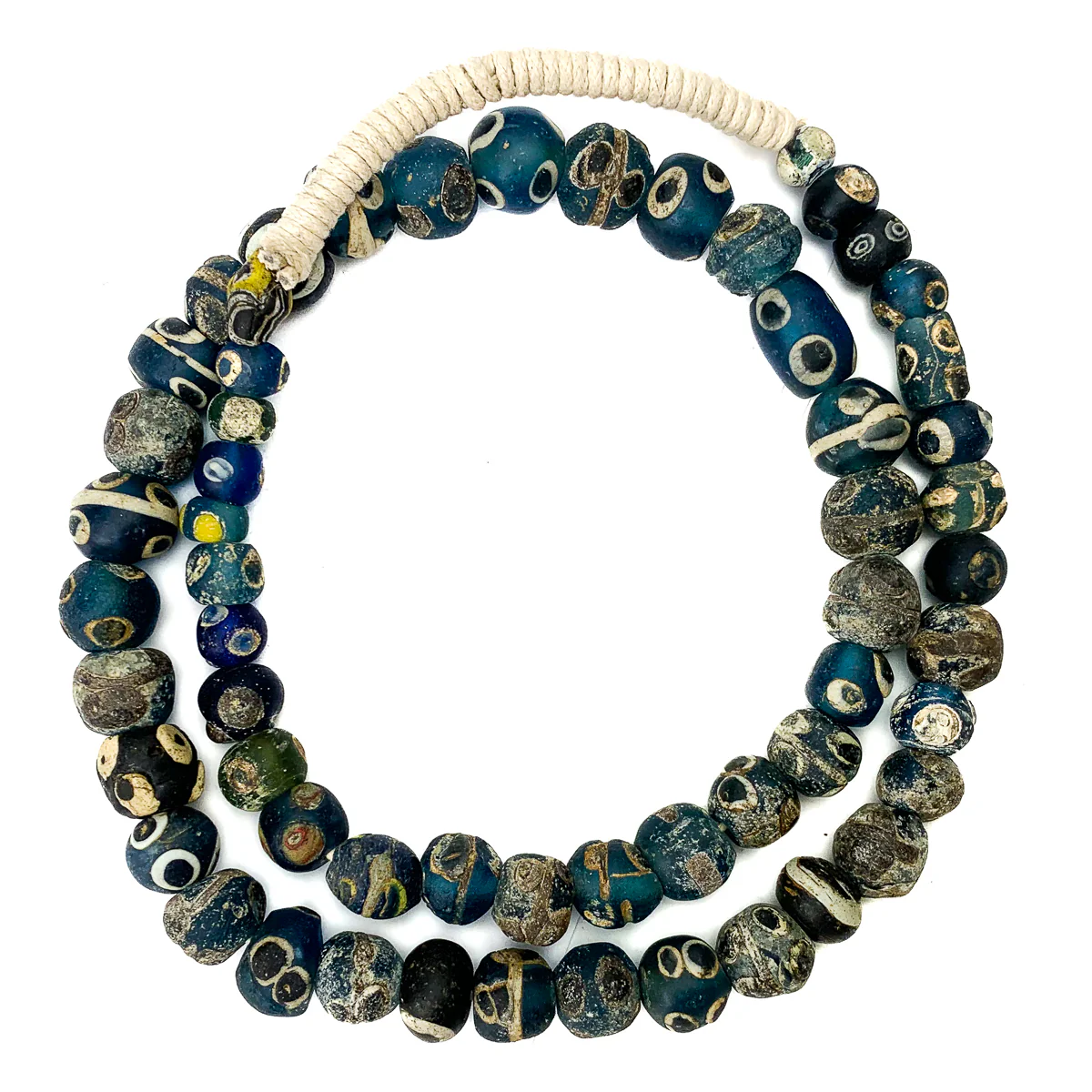 Ptolemaic Islamic Glass 2nd to 4th century AD Authentic Eye Beads - Image 4