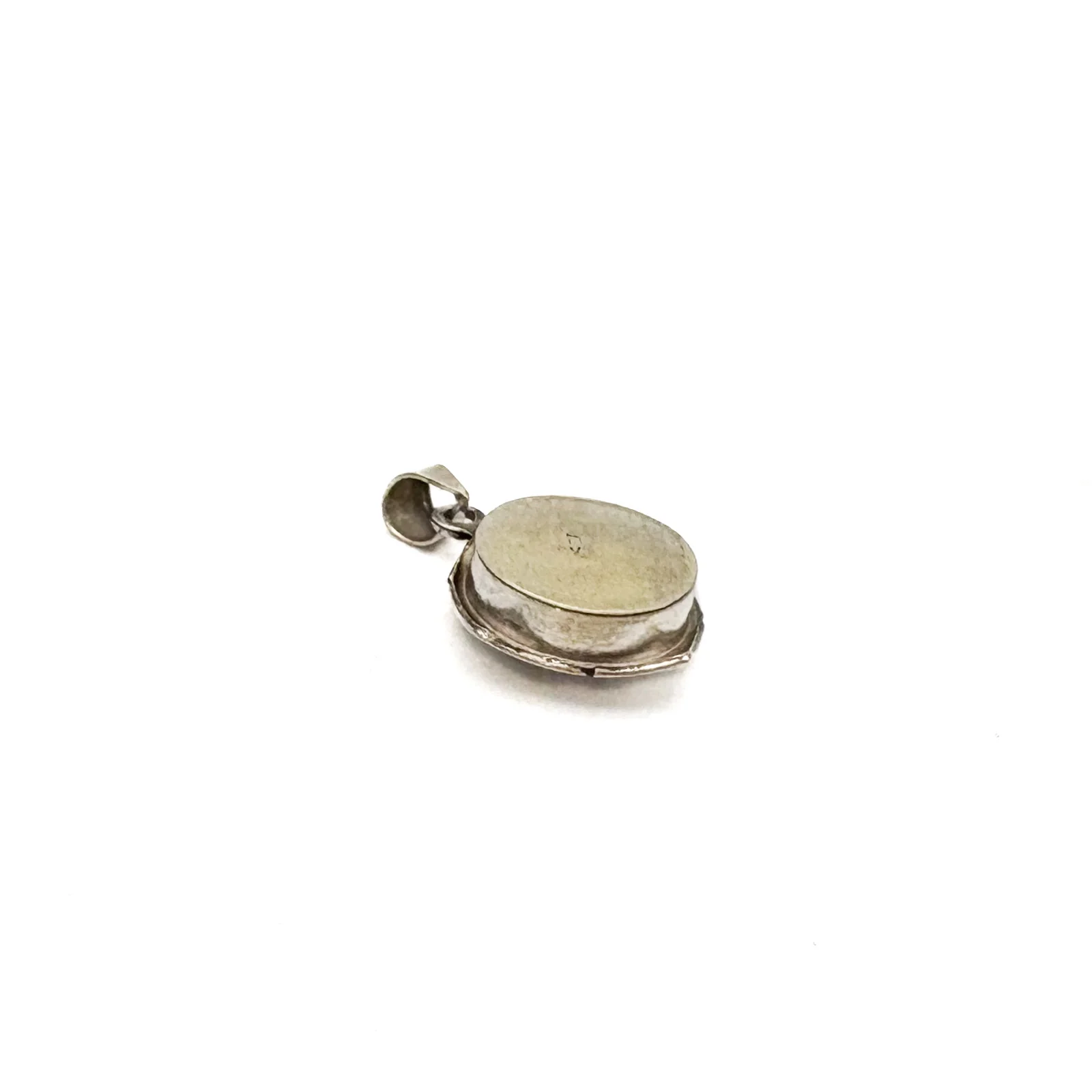 Brass 4 Side Diamond Gau Ohm Locket Pendant Amulet Miniature - Image 12