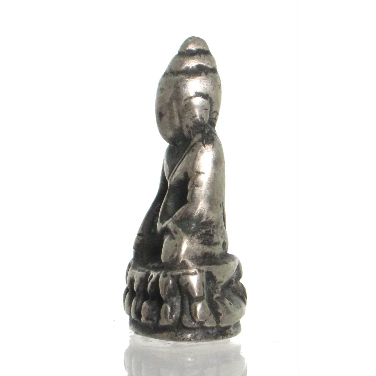 Pocket Buddha Defeating Mara (Evil) Amulet 1 - Image 2