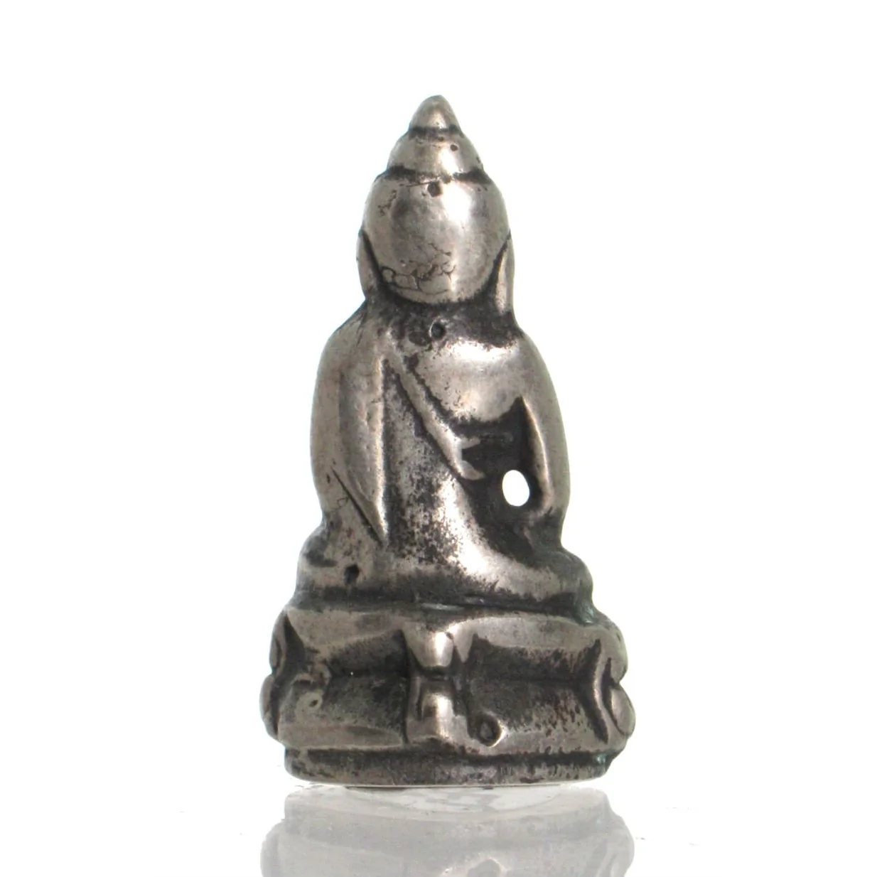 Pocket Buddha Defeating Mara (Evil) Amulet 1 - Image 4