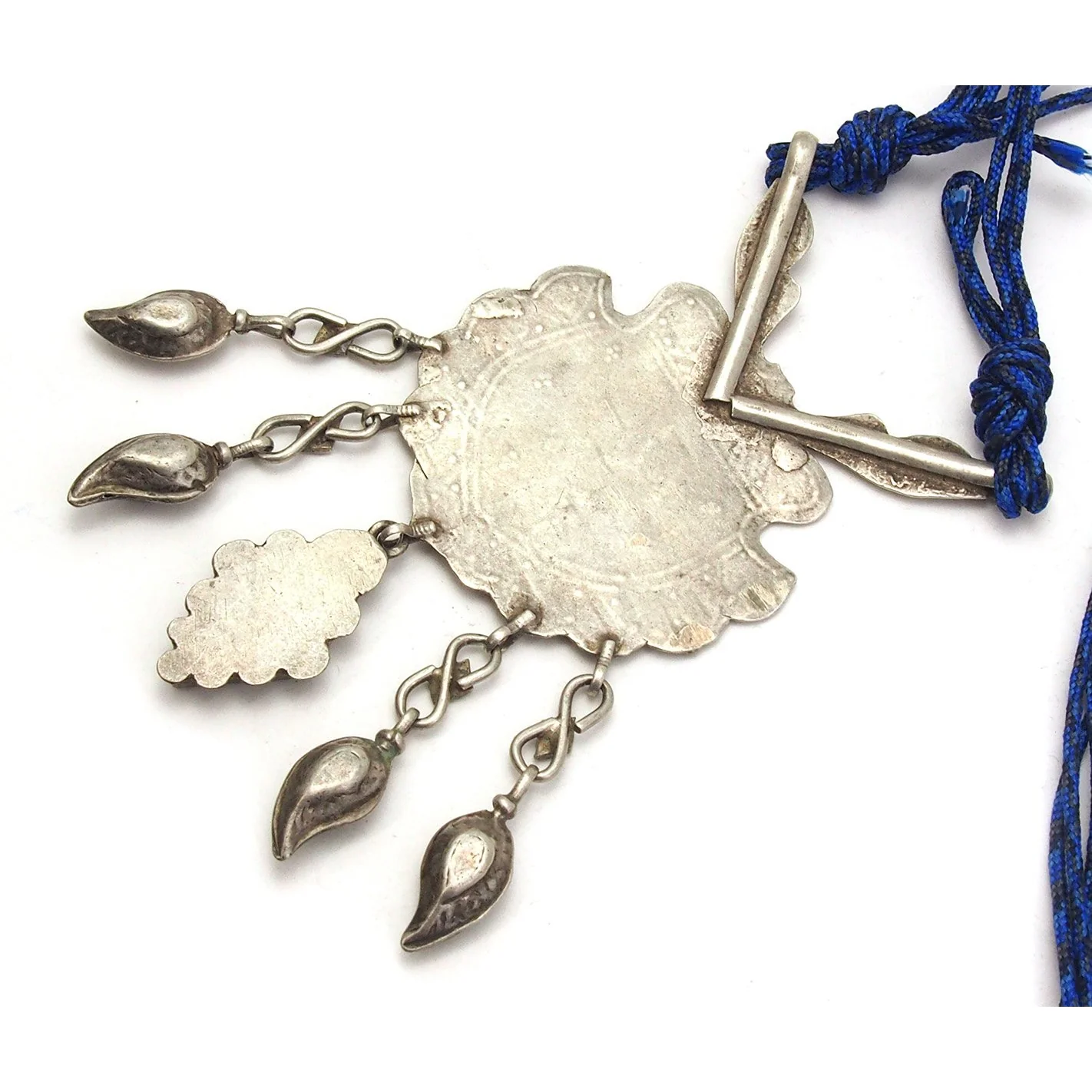 Silver Afghan Dowry Amulet Necklace - Image 3