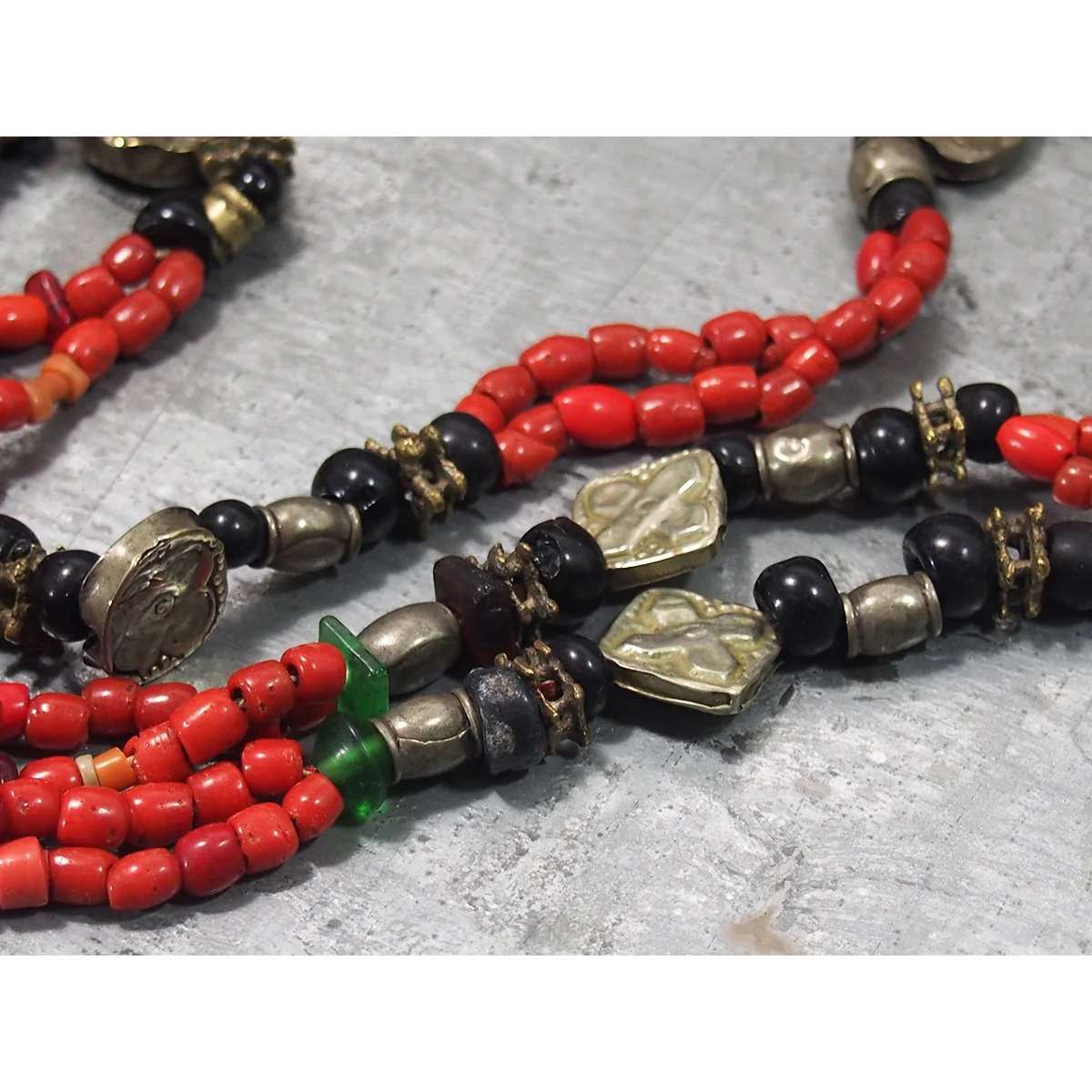 Afghan Dowry Necklace with 80% Kazakh Silver Beads, A - Image 5