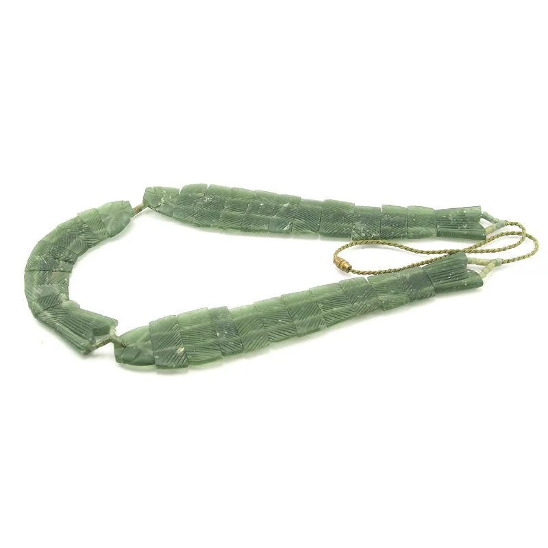 Afghan Jade/Bowenite Fish Abundance Necklace - Image 3