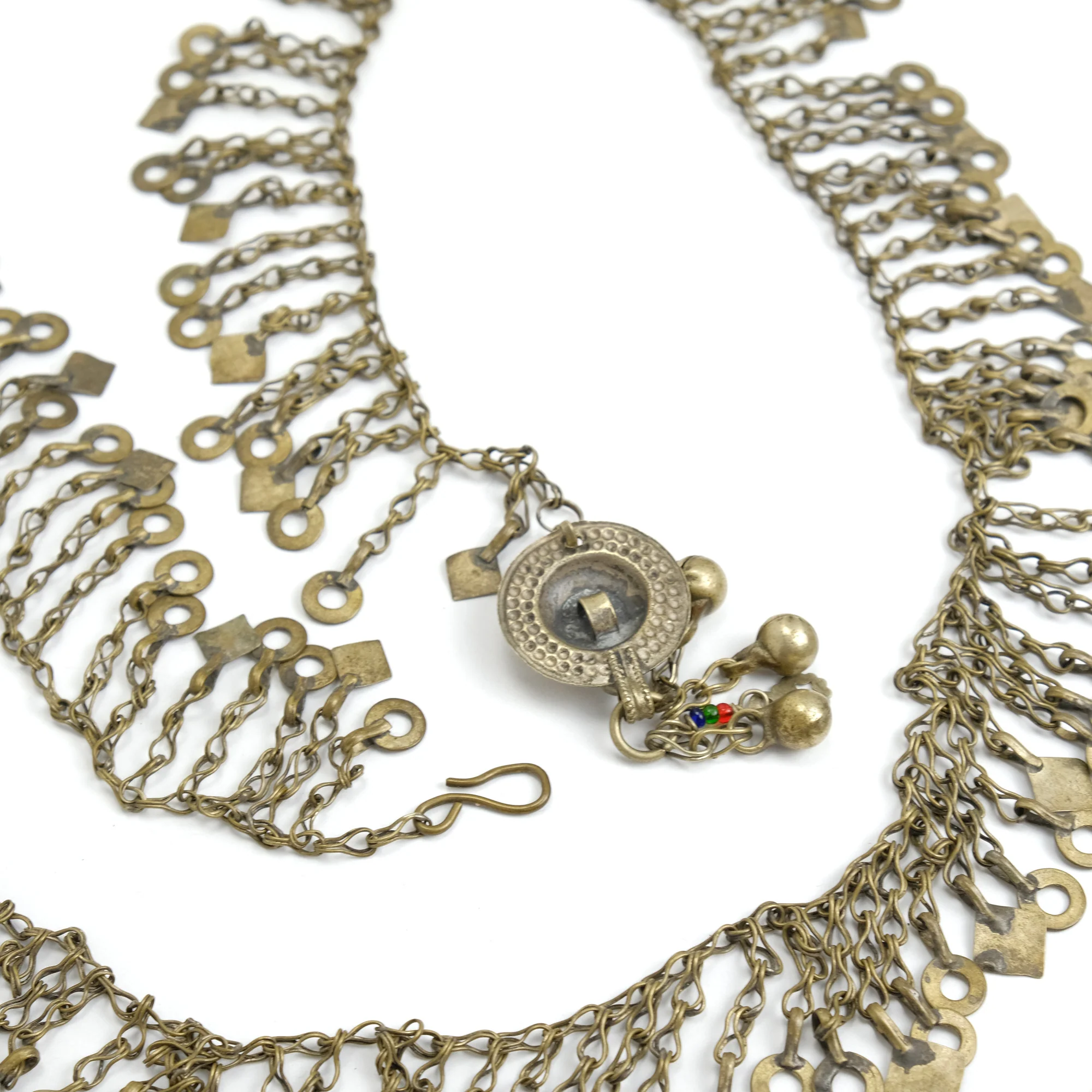 Afghan Silver Necklace #1 - Image 2