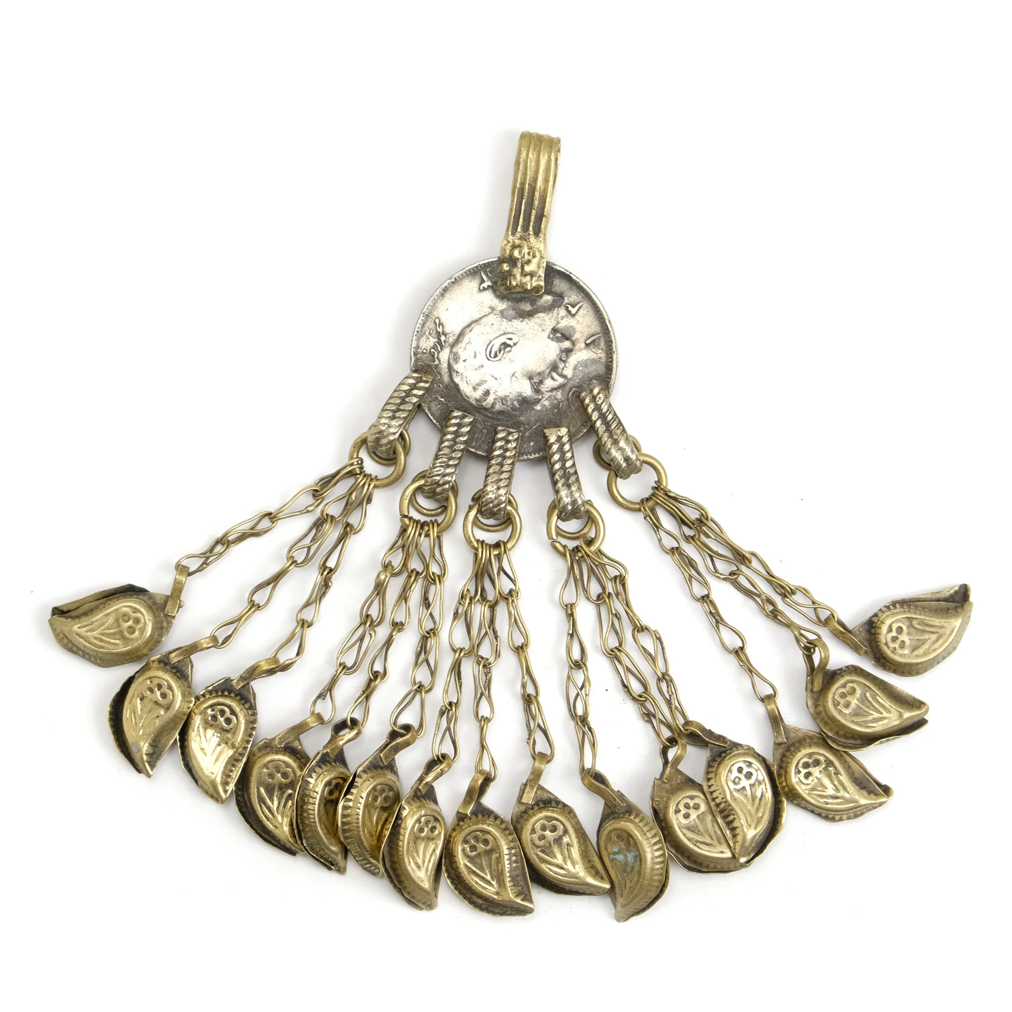 Afghan Silver Pendant #16 - Image 2