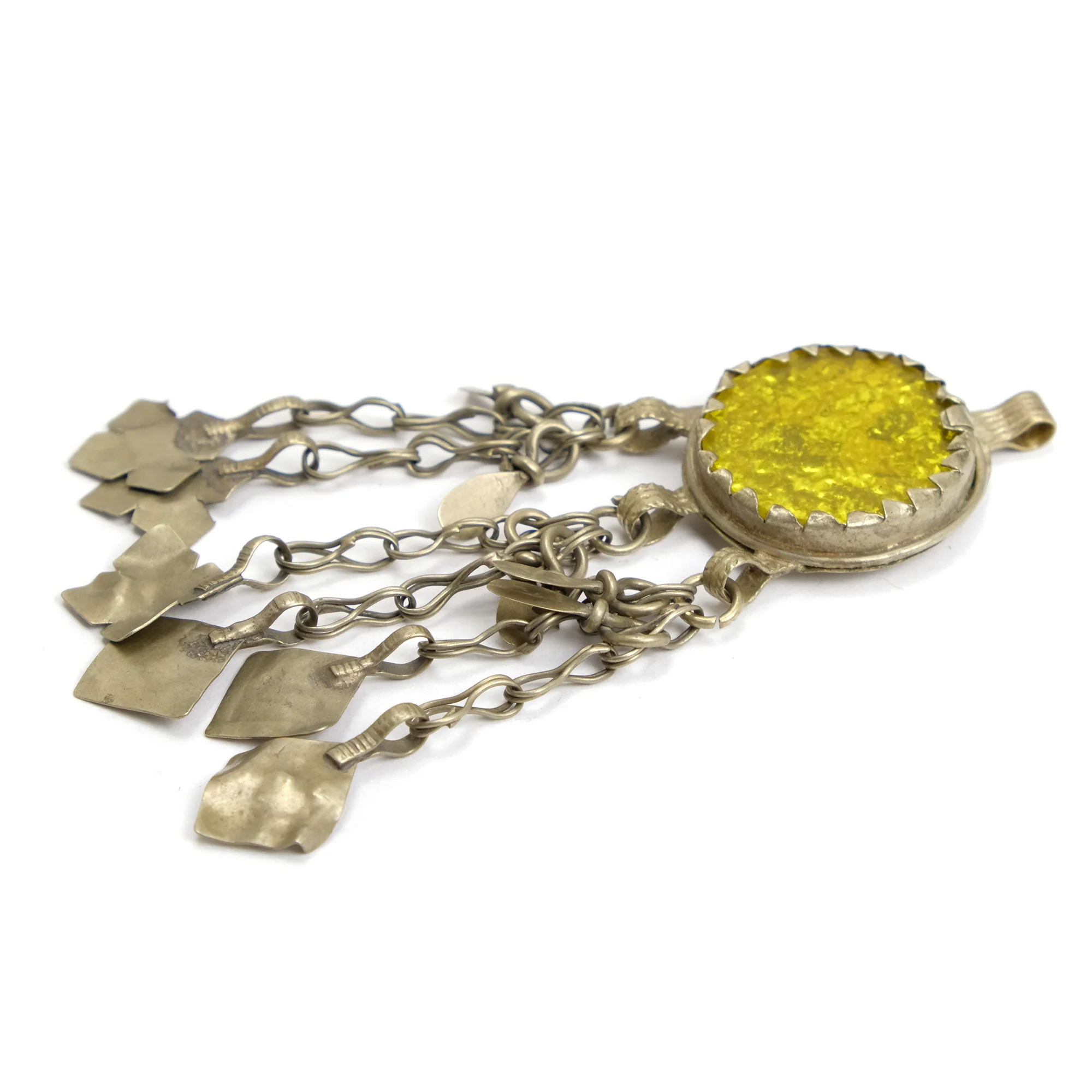 Afghan Silver Pendant #20 - Image 2