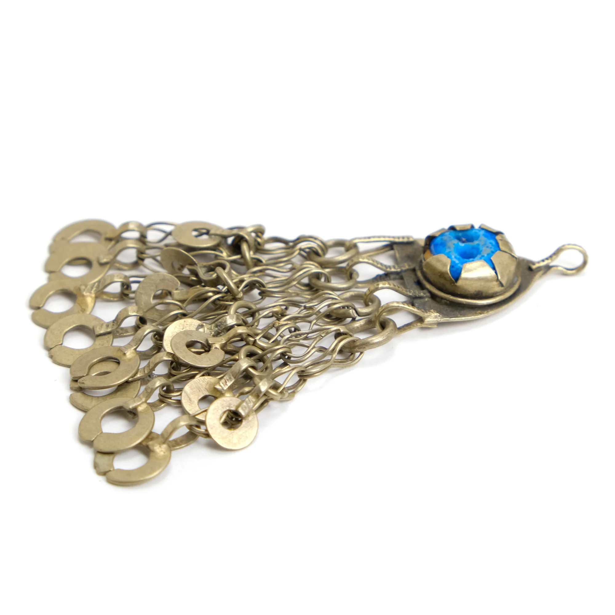 Afghan Silver Pendant #33 - Image 2