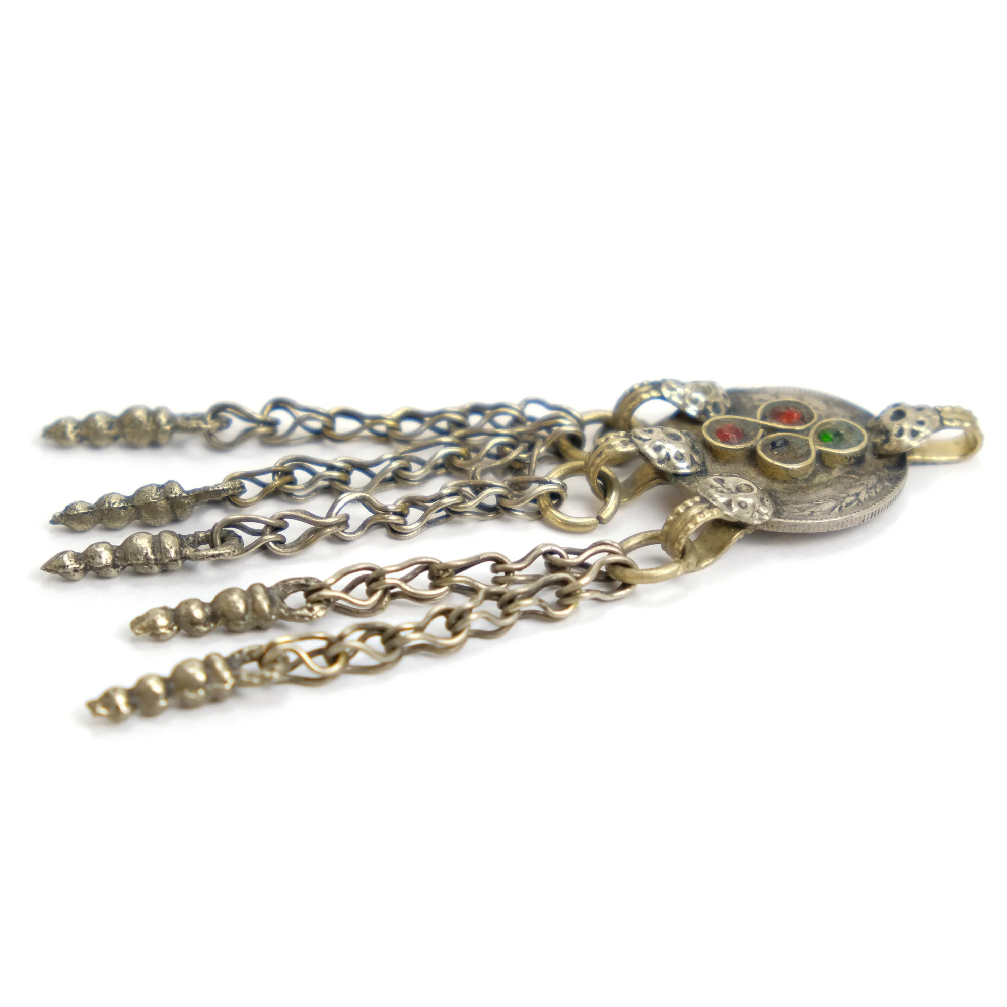 Afghan Silver Pendant #6 - Image 2