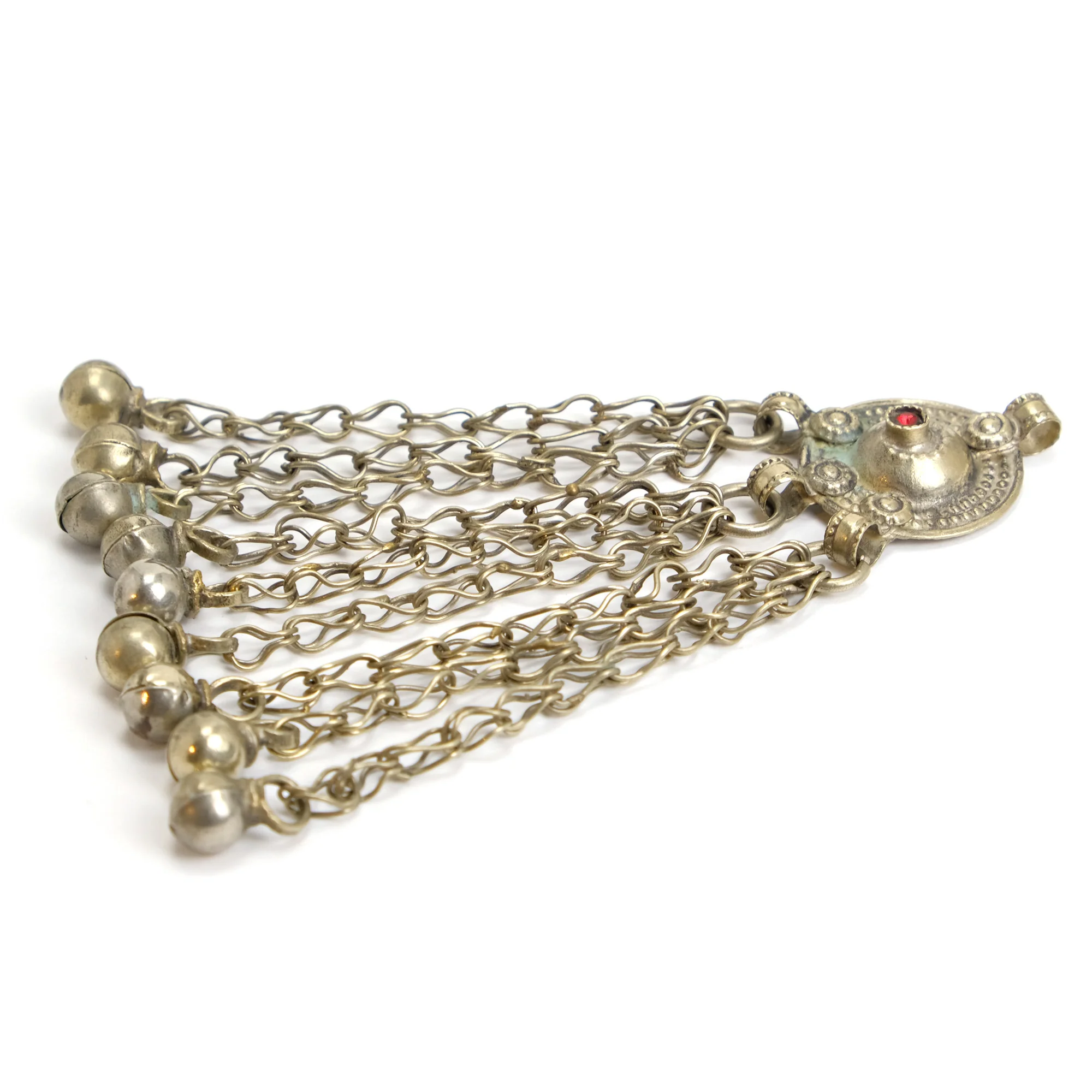 Afghan Silver Pendant #7 - Image 2