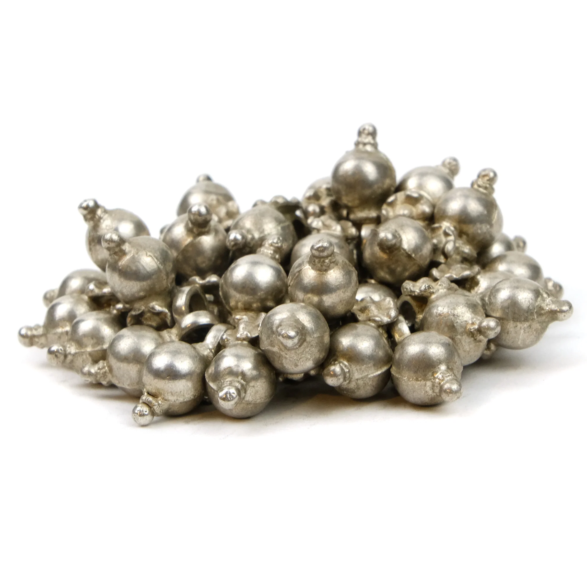 Afghan Tribal High Silver Content Heirloom Dowry Fertility Pendant 2 - Image 4