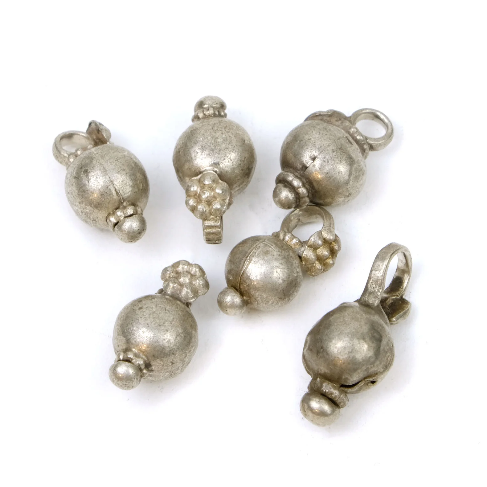 Afghan Tribal High Silver Content Heirloom Dowry Fertility Pendant - Image 3