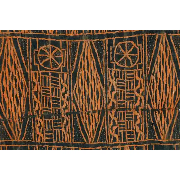 Bamileke Ndop Prestige Cloth Textile, Cameroon #167 - Image 2