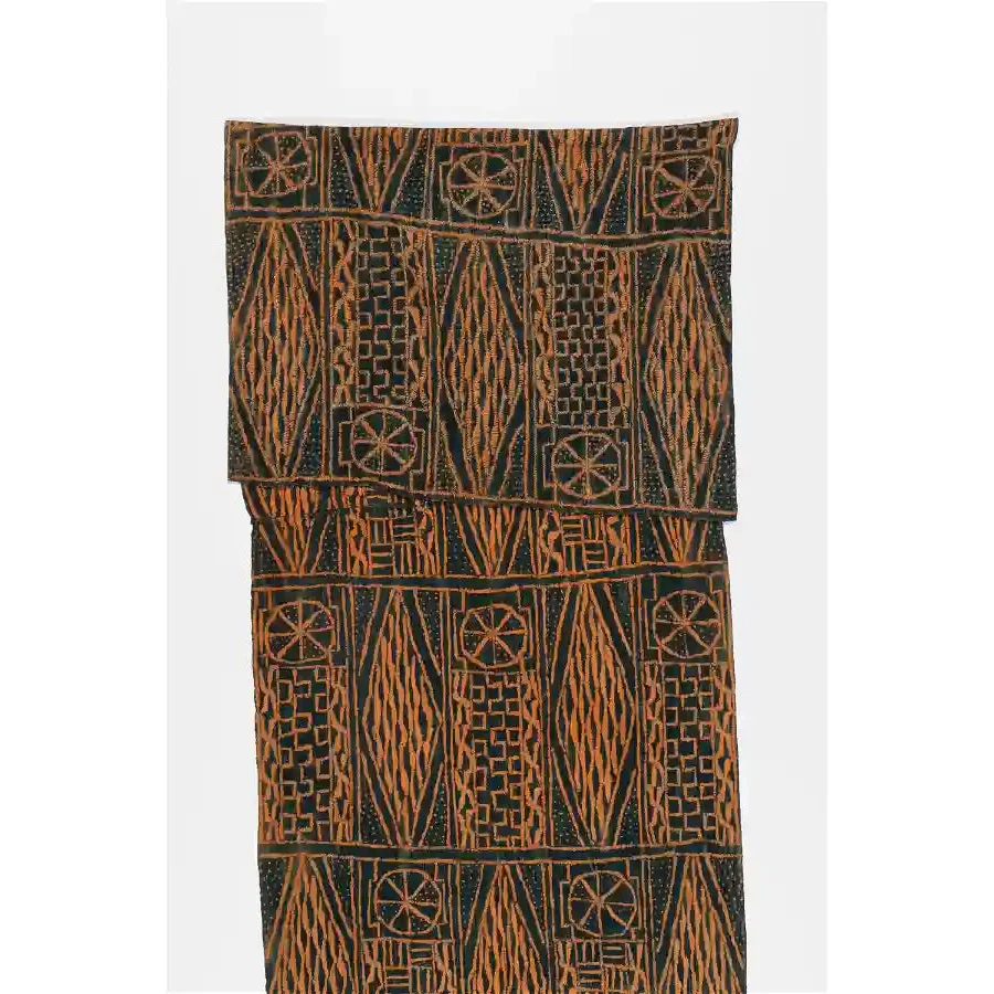 Bamileke Ndop Prestige Cloth Textile, Cameroon #167 - Image 3
