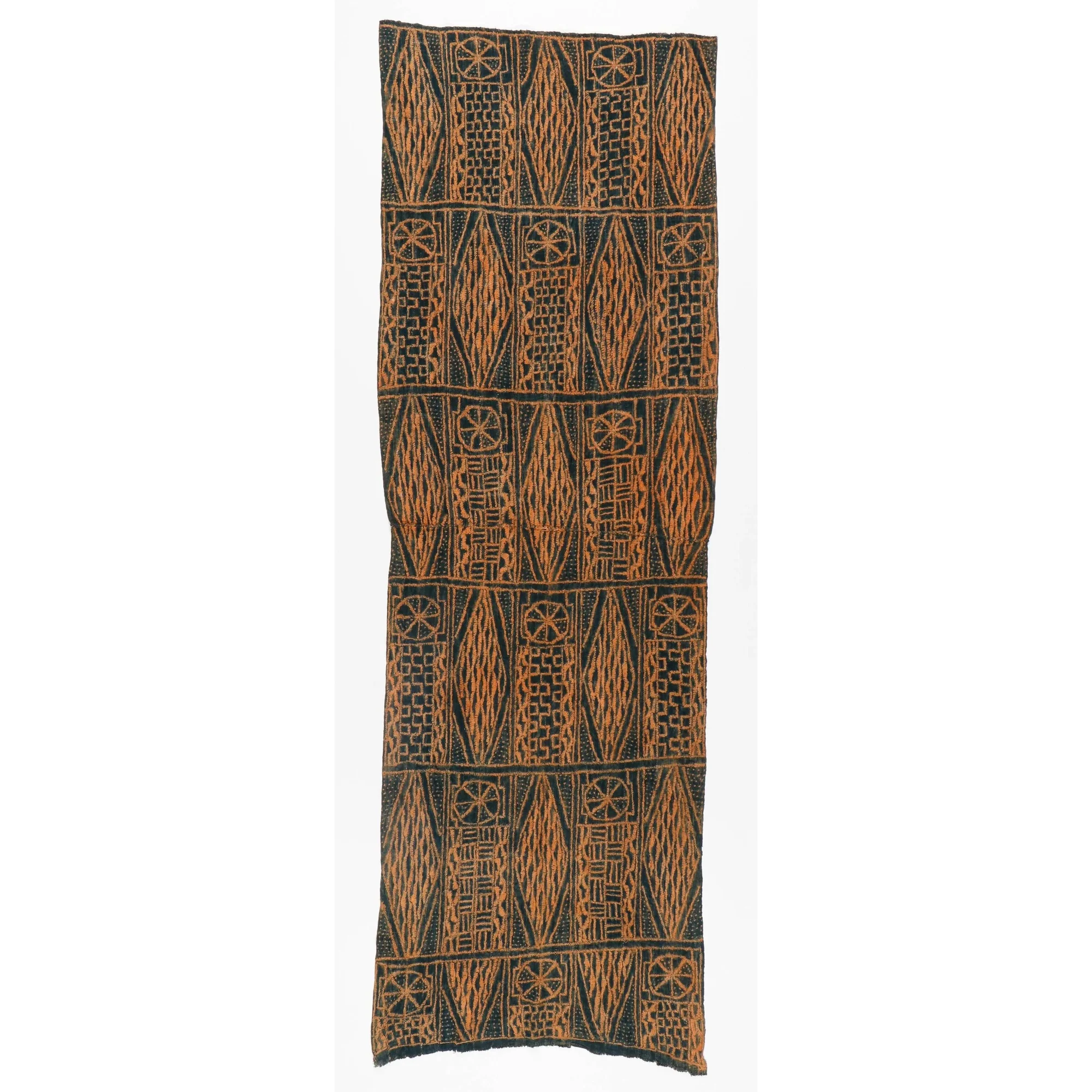 Bamileke Ndop Prestige Cloth Textile, Cameroon #167 - Image 4