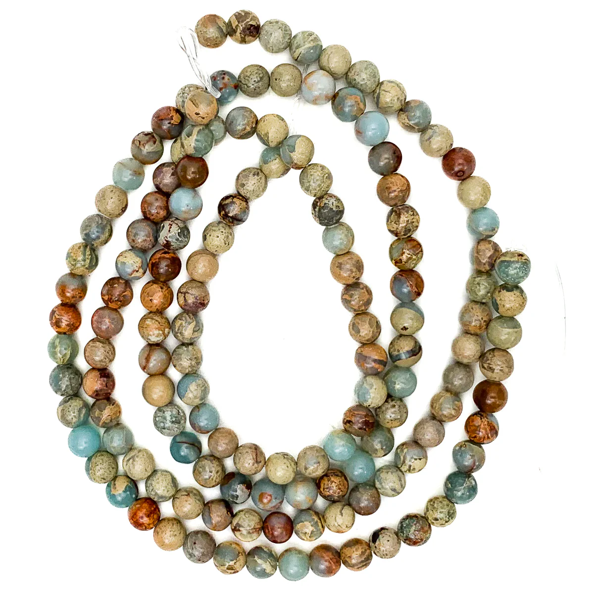 African Opal Smooth 6mm Rounds - Image 2