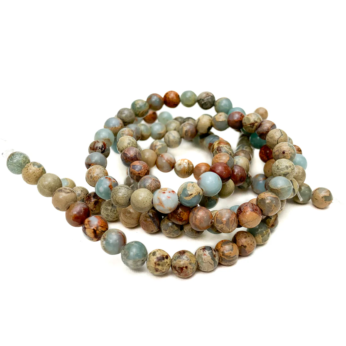 African Opal Smooth 6mm Rounds - Image 3