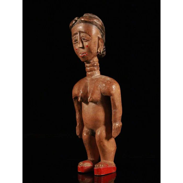 Akan / Ewe Female Venavi Altar Figure, Ghana #542 - Image 3