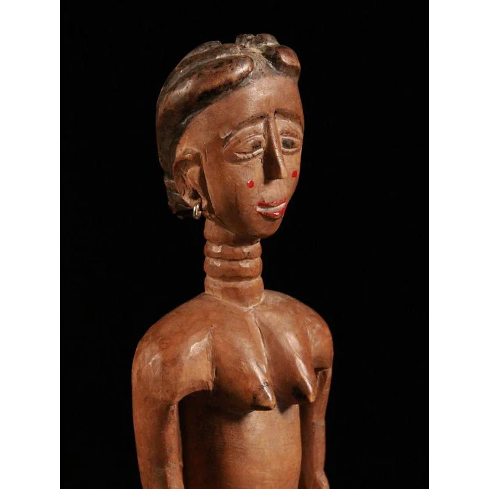 Akan / Ewe Female Venavi Altar Figure, Ghana #542 - Image 7