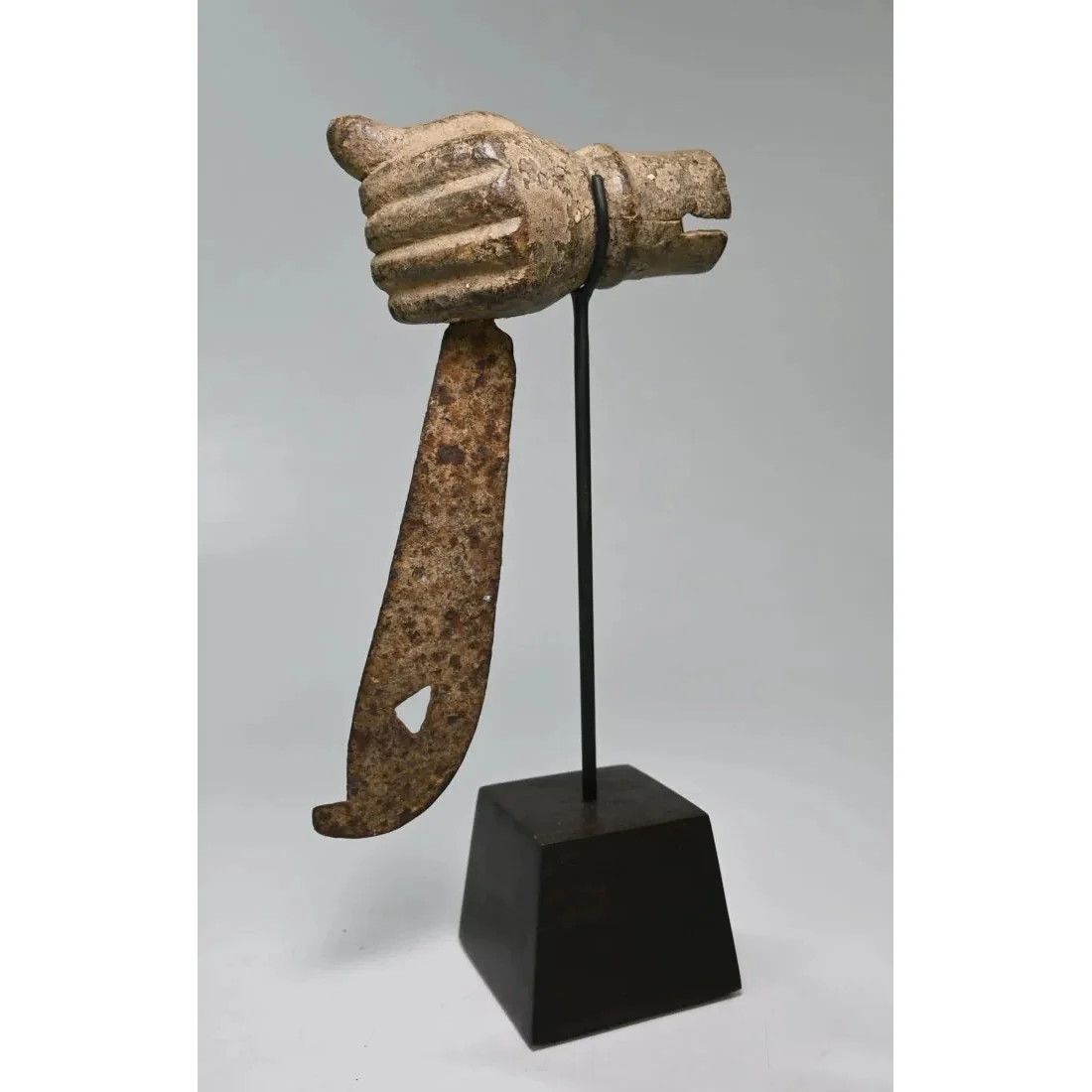 Akan Hand & Sword Powerful Shrine Object, Ghana - Image 3