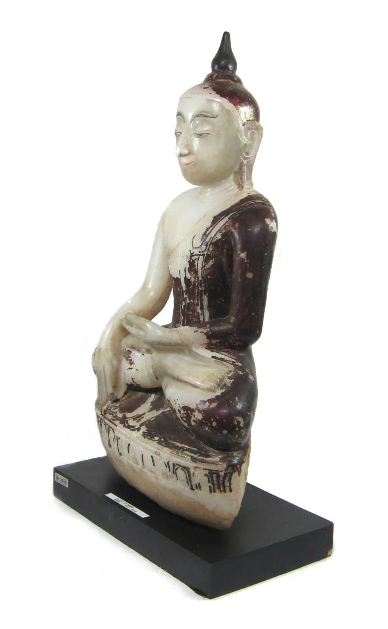 Alabaster Buddha Ca. 1900-1950 - Image 3