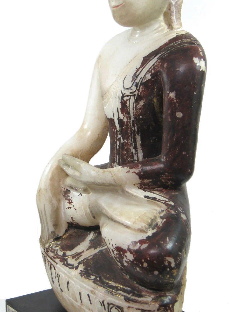 Alabaster Buddha Ca. 1900-1950 - Image 6