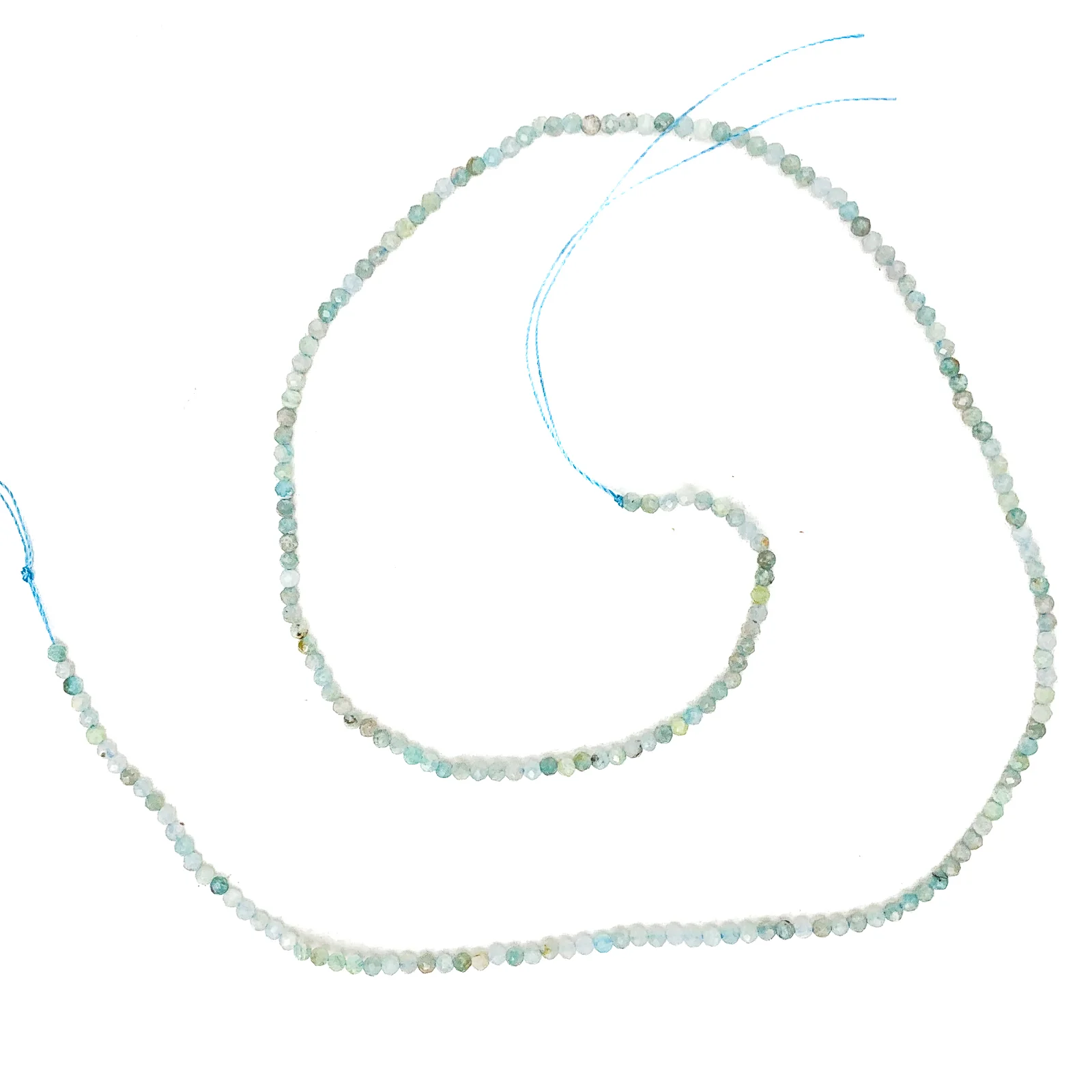 Amazonite 2mm Faceted Rounds Bead Strand - Image 2