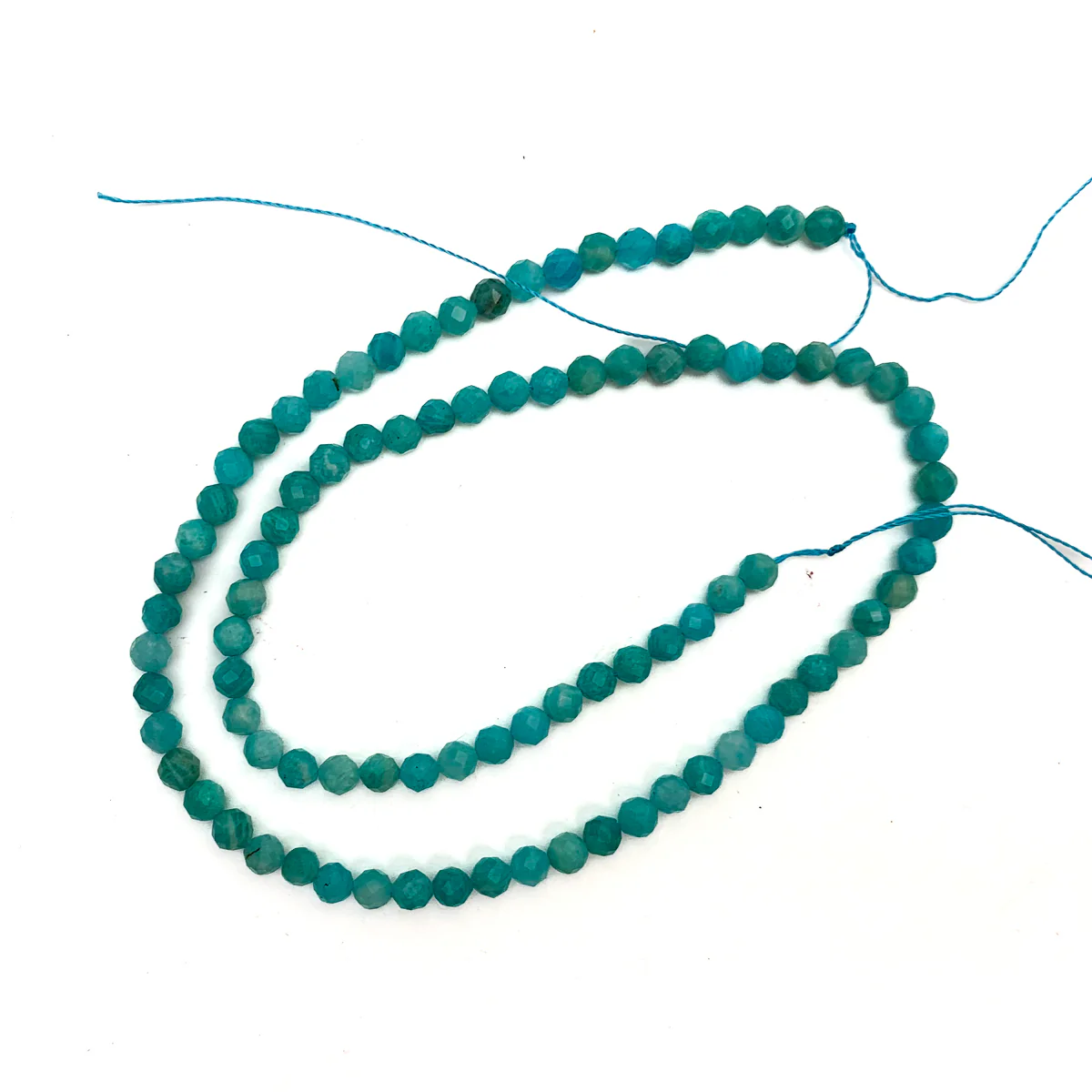 Amazonite Peruvian 4mm Faceted Beads - Image 2