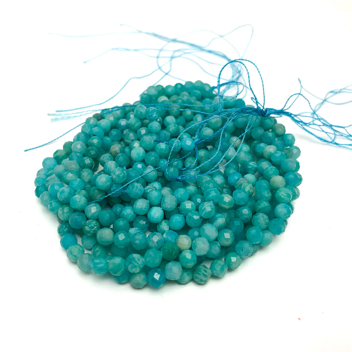 Amazonite Peruvian 4mm Faceted Beads - Image 3
